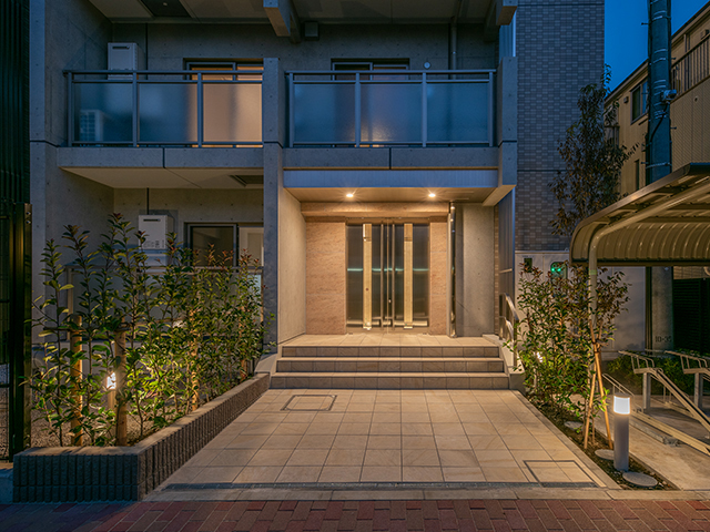 事例：LASA大崎Ⅴ：建物写真